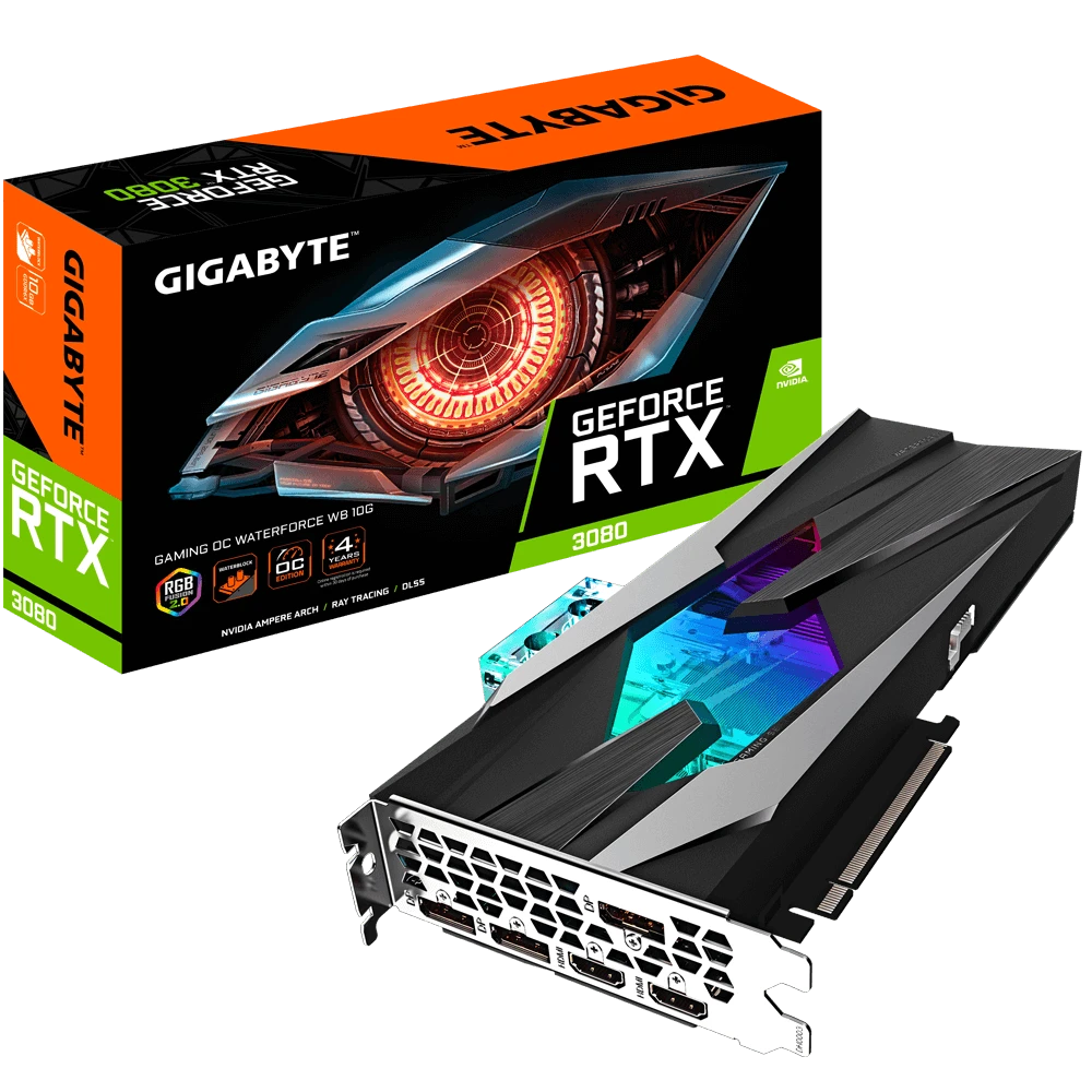 Gigabyte GeForce RTX 3080 GAMING OC WATERFORCE WB 10G  (Rev. 2.0)